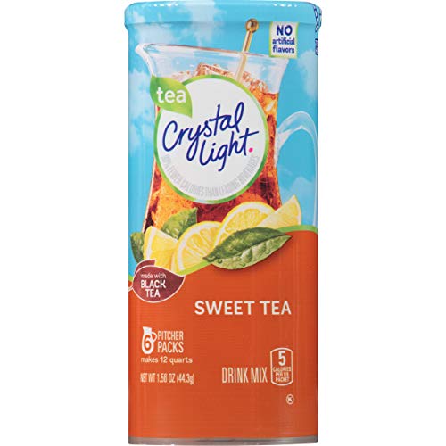 Crystal Light Sweet Tea, 12-Quart 1.56-Ounce Canister Pack Of 12
