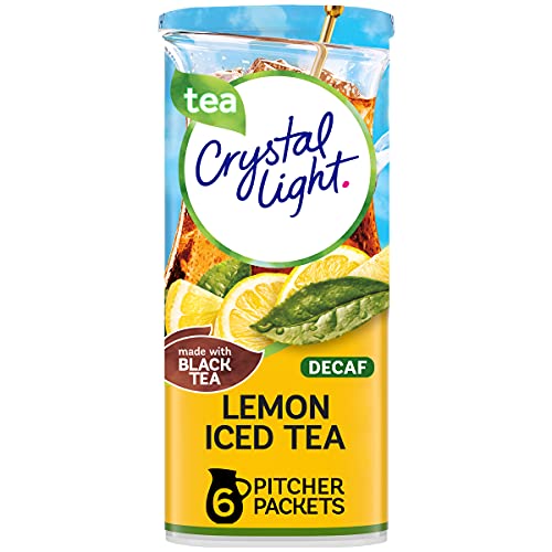 Crystal Light Decaffeinated Lemon Iced Tea Drink Mix 72 Pitcher Crystal Light Decaffeinated Lemon Iced Tea Drink Mix 72 Pitcher