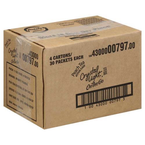 Marjack On-The-Go Mix Sticks.09Oz, 30/Bx, Peach Tea