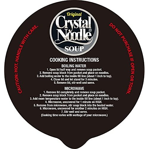 Crystal Noodle Soup, Kimchi, 1.83 Ounce Pack Of 6