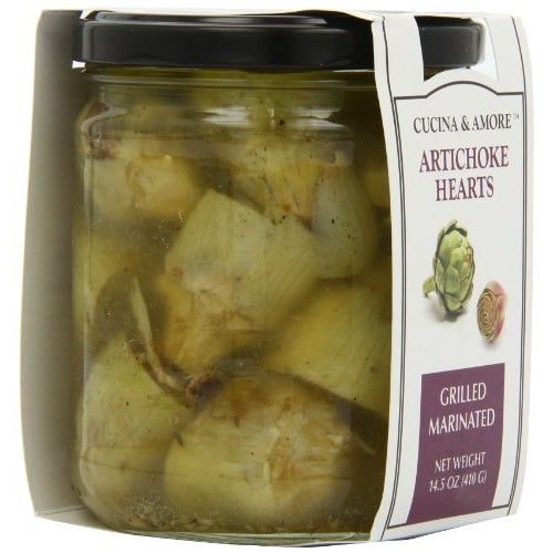Cucina And Amore Grilled Marinated Whole Artichokes, 14.5 Ounce