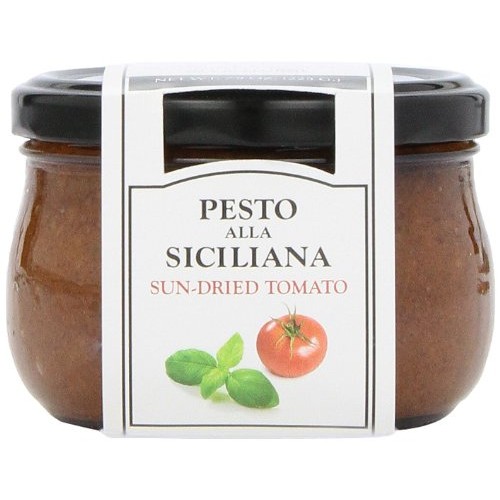 Cucina &Amp; Amore Pesto Alla Sicilana Sauce, Sun Dried Tomato, 7.9