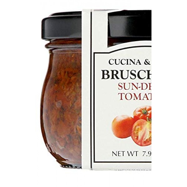 Cucina & Amore, Bruschetta Sun Dried Tomatoes, 7.9 Ounce