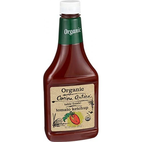 Cucina Antica, Ketchup Tomato Organic, 24 Ounce