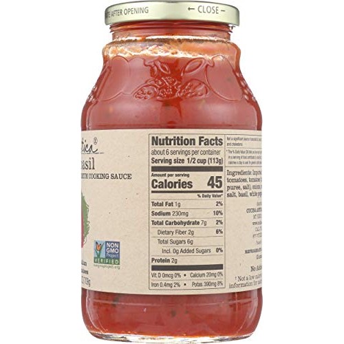 Cucina Antica Pasta Sauce, Tomato Basil, 25 Ounce Pack Of 3