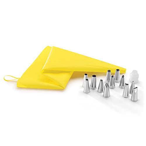 Cuisinart 13 Pieces Cake Decorating Set, Yellow