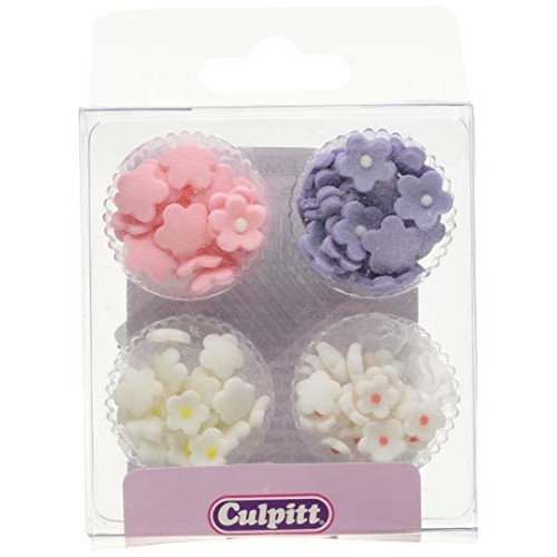 Mini Flowers - Assorted Colours - 100 Pack