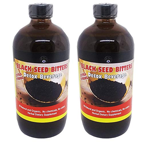 Aih Extra Strong Black Seed Bitters Detox Beverage [Pack Of 2 -