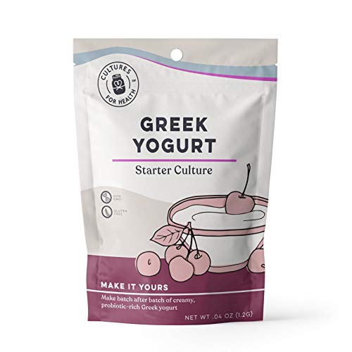 Cultures For Health Greek Yogurt Starter | Re-Use Heirloom Yogur