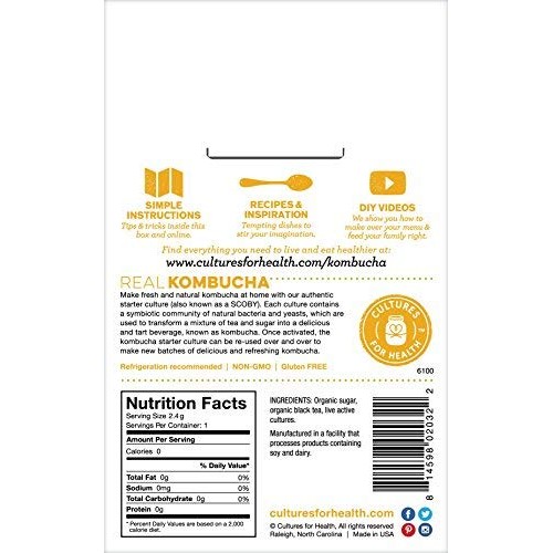 Kombucha Scoby Starter Culture | Cultures For Health | Make Home