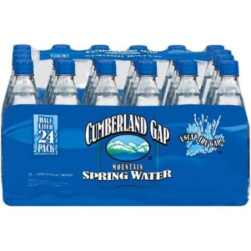 Mountain Spring Water, .5 L, 24Pk- Cumberland Gap
