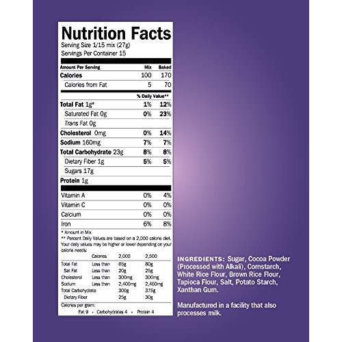 Cup 4 Cup Gluten Free Chocolate Brownie Mix, 14.25 Oz