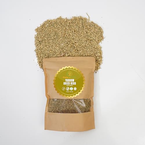 Cure wid Pure Organic Dried Yarrow Herb - 4 oz Non-GMO Cut & Sif...