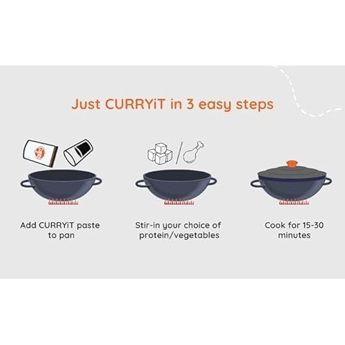 CURRYiT Ginger Garlic Paste, 450g 15.8 Ounce, Pack of 3 No Pre...