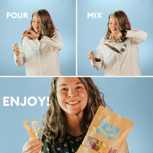 Cusa Tea & Coffee, Green & Black Tea Variety Pack. Premium Insta...