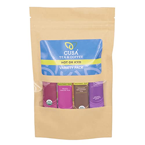 Cusa Tea Variety Packs And Bundles: Premium Instant Tea - No Sug