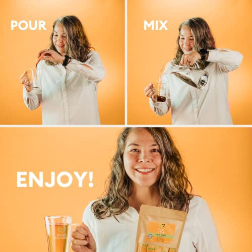 Cusa Tea & Coffee | Premium Instant Mango Green Tea With Real Fr...