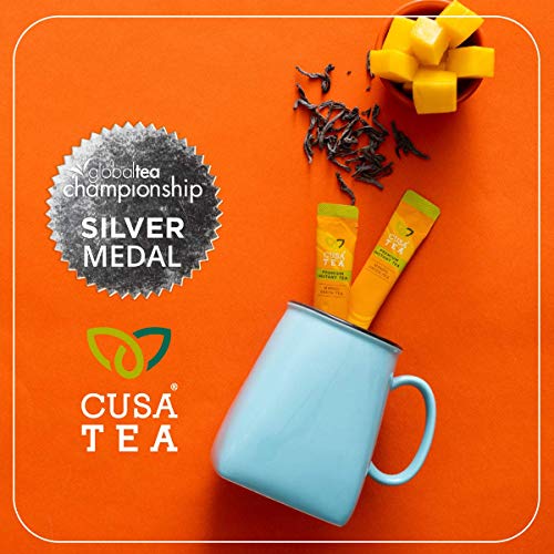 Cusa Tea & Coffee | Premium Instant Mango Green Tea With Real Fr...