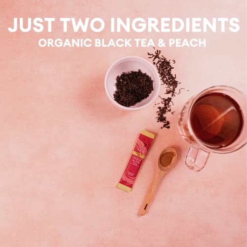 Cusa Tea & Coffee | Premium Instant Peach Black Tea With Real Fr...