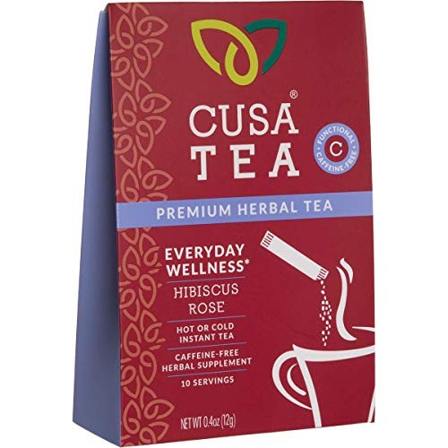 Cusa Tea: Everyday Wellness Herbal Tea - Caffeine Free - Hibiscu
