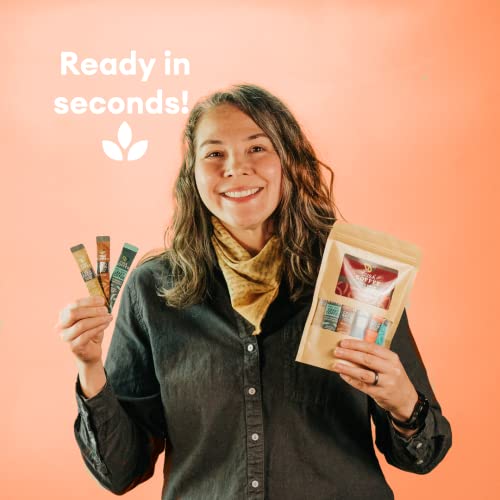 Cusa Tea Instant Coffee Variety Packets | Light Medium Dark Vani...