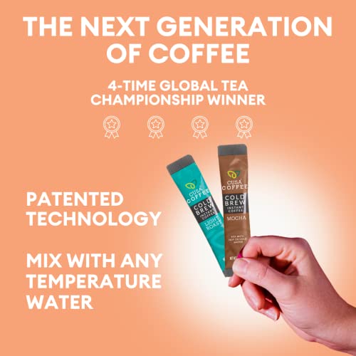 Cusa Tea Instant Coffee Variety Packets | Light Medium Dark Vani...