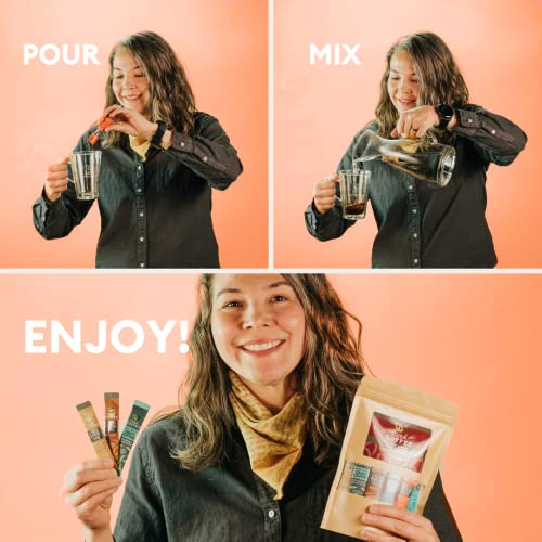 Cusa Tea Instant Coffee Variety Packets | Light Medium Dark Vani...