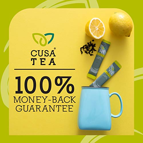 Cusa Tea: Lemon Black Premium Instant Tea - Real Fruit And Spice