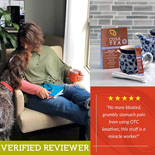 Cusa Tea: Mellow Movement Herbal Tea - Gentle Laxative Tea With