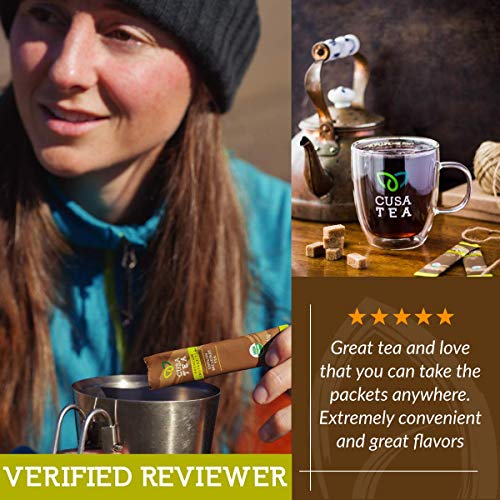 Cusa Tea: Organic English Breakfast Premium Instant Tea - 100% O