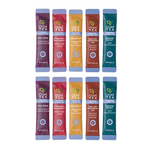 Cusa Tea Variety Packs And Bundles: Premium Instant Tea - No Sug Cusa Tea Variety Packs And Bundles: Premium Instant Tea - No Sug