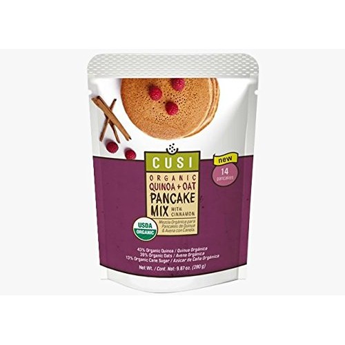 Organic Quinoa &Amp; Oat Pancake &Amp; Waffle Mix With Cinnamon By Cusiw