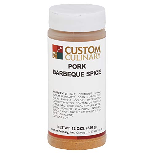Custom Culinary Red Label Pork Barbecue Spice - 12 Oz. Jar, 12 P