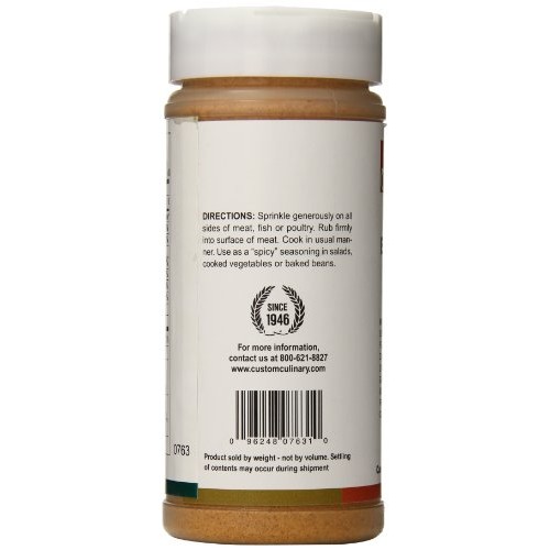 Custom Culinary Pork Barbeque Spice, 12 Ounce