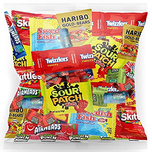 Bulk Assorted Fruit Candy - Starburst, Skittles, Swedish Fish, S
