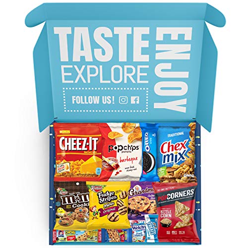Cookies Chips &Amp; Candy Snacks Assortment Bulk Sampler By Variety