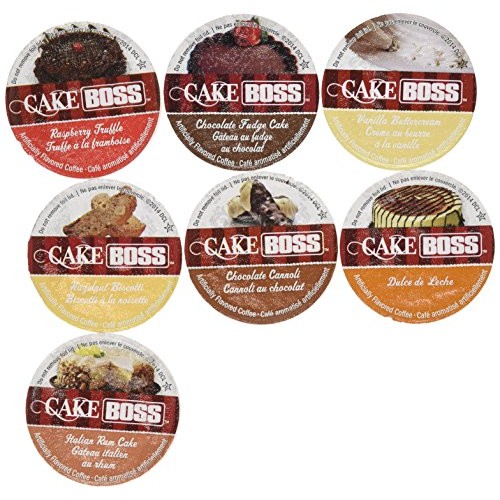 20 Cup Cake Boss Flavored Only Coffee Sampler! 7 New Delicious F