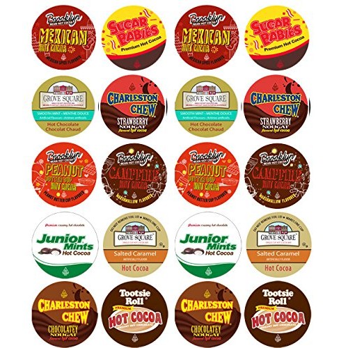 20 Cup Crazy Candy Hot Cocoa Sampler! Candy Inspired Hot Ch