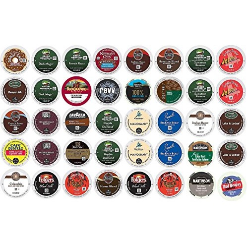 40 Count K Cup 2.0 Variety Sampler Pack - 40 Dark And / Or Bold