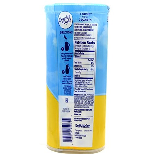 Crystal Light Lemonade Drink Mix 12-Quart, 3.2-Ounce Packages