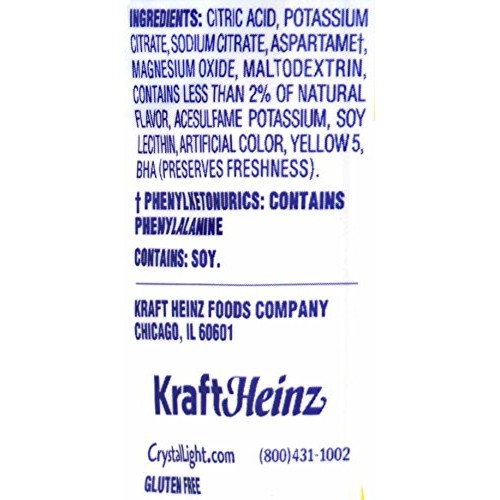 Crystal Light Lemonade Drink Mix 12-Quart, 3.2-Ounce Packages