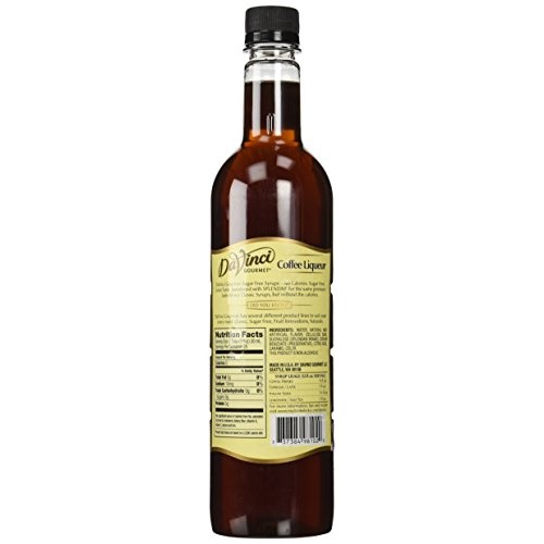 Davinci Sugar Free Coffee Liqueur Syrup 750Ml