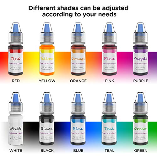 Food Coloring 10 Color Cake Coloring Decorating - Dacool Edible