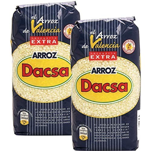 Arroz Rice Dacsa Round Rice D.O. Valencia - 2 Bags Of 2.2 Lbs
