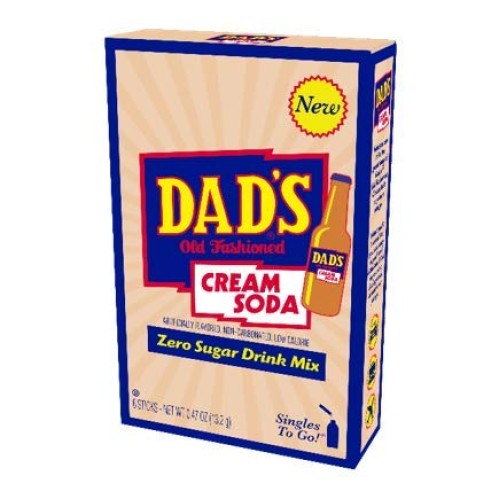 Dads Old Fashion Cream Soda Singles To Go Drink Mix, 0.47 Oz, 6