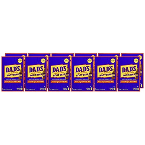 Dads Old Fashioned Root Beer Singles To Go, Pack Of 12 - Enjoy