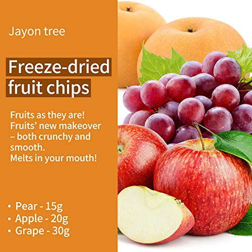 Saeng Saeng 100% Korean Traditional Freeze-Dried Crunchy Fruit C