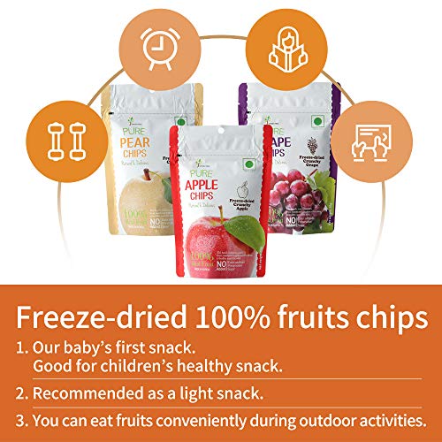 Saeng Saeng 100% Korean Traditional Freeze-Dried Crunchy Fruit C