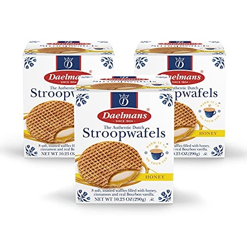 Daelmans Honey Stroopwafels Pack Of 3 10.23 Ounce