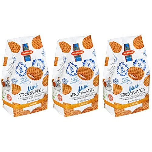 Daelmans Caramel Mini Stroopwafels Pack Of 3 7.05 Ounce Daelmans Caramel Mini Stroopwafels Pack Of 3 7.05 Ounce